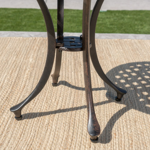 Charlton Home® Kastner Metal Outdoor Side Table & Reviews Wayfair